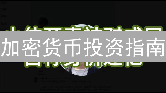 加密货币投资指南：风险与机遇并存？新手入门必读！